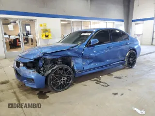 2015 BMW 3 Series 335i xDrive with VIN WBA3B9C53FP705388, listed as a Copart auction lot 89291965 with 92,847 mi miles and Salvage title. Bid and sale history available at DreamBid. Image 1.