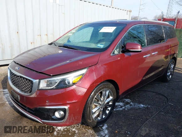 2015 Kia Sedona SX-L with VIN KNDME5C16F6029982, listed as a IAAI auction lot 41699862 with 99,070 mi miles and . Bid and sale history available at DreamBid. Image 18.