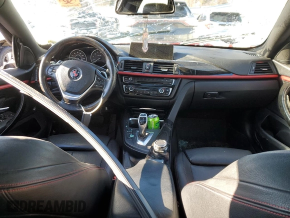 2015 BMW 4 Series 435i xDrive with VIN WBA4B3C50FGV48629, listed as a Copart auction lot 86322814 with 103,607 mi miles and Salvage Title. Bid and sale history available at DreamBid. Image 8.
