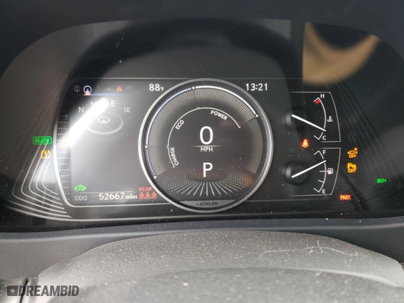 2023 Lexus UX with VIN JTHB6JBH2P2145568, listed as a Copart auction lot 70026744 with 52667 miles and Non Repairable. Bid and sale history available at carsss.com. Image 9.