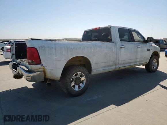 2010 Dodge Ram 2500 SLT with VIN 3D7UT2CL8AG122344, listed as a Copart auction lot 49847455 with 246,262 mi miles and Clean Title. Bid and sale history available at carsss.com. Image 3.