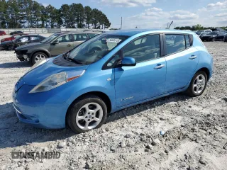 2011 Nissan LEAF SL-e with VIN JN1AZ0CP0BT003522, listed as a Copart auction lot 54838115 with 58,080 mi miles and Clean Title. Bid and sale history available at carsss.com. Image 1.