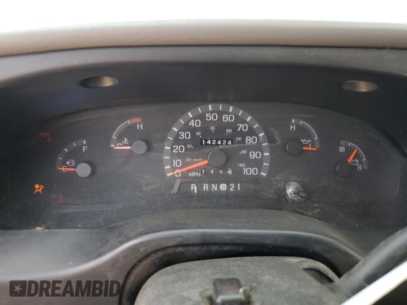1999 Ford Econoline Passenger XL with VIN 1FMRE11W3XHB81491, listed as a Copart auction lot 78676684 with 142,424 mi miles and Clean Title. Bid and sale history available at DreamBid. Image 9.