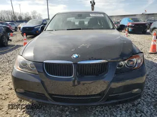 2007 BMW 3 Series 328i with VIN WBAVC53547FZ70794, listed as a Copart auction lot 47402045 with 201,797 mi miles and Salvage Title. Bid and sale history available at carsss.com. Image 5.