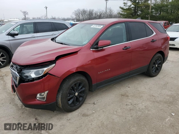 2019 Chevrolet Equinox LT with VIN 3GNAXKEV6KS570152, listed as a Copart auction lot 43752385 with 80,144 mi miles and Salvage Title. Bid and sale history available at DreamBid. Image 1.
