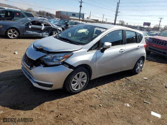 2019 Nissan Versa Note SV with VIN 3N1CE2CP3KL363288, listed as a Copart auction lot 45289215 with 61,263 mi miles and Salvage Title. Bid and sale history available at carsss.com. Image 1.