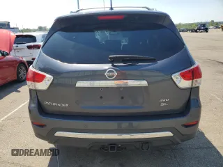 2013 Nissan Pathfinder SL with VIN 5N1AR2MM5DC626372, listed as a Copart auction lot 63845415 with 192,187 mi miles and Salvage title. Bid and sale history available at DreamBid. Image 6.
