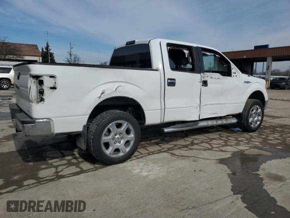 2014 Ford F-150 XL with VIN 1FTFW1EF9EKF97883, listed as a Copart auction lot 46452045 with 127,277 mi miles and Salvage title. Bid and sale history available at DreamBid. Image 3.