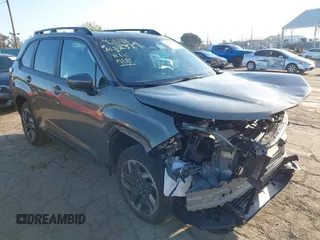 2025 Subaru Forester Limited с VIN JF2SLDRC1SH503014, выставлен на аукционе IAAI как лот 41998336 с пробегом 1 448 миль миль и . История ставок и продаж доступна на DreamBid. Изображение 1.