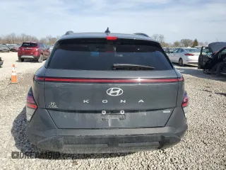 2024 Hyundai Kona SEL with VIN KM8HCCAB7RU099672, listed as a Copart auction lot 48961755 with 16,270 mi miles and Salvage Title. Bid and sale history available at carsss.com. Image 6.