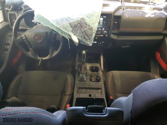 2023 Nissan Frontier PRO-4X with VIN 1N6ED1EK4PN629264, listed as a Copart auction lot 87851315 with 34,258 mi miles and Non Repairable. Bid and sale history available at carsss.com. Image 8.