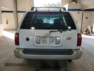 2001 Infiniti QX4 Luxury z VIN JNRDR09Y81W219674, wystawiony jako Copart lot #74221844 z przebiegiem 167 787 mil mil oraz Szkody całkowita. Historia ofert i sprzedaży dostępna na DreamBid. Obrazek 6.