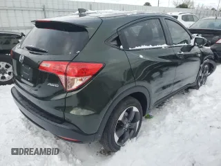 2018 Honda HR-V EX-L with VIN 3CZRU6H70JM701159, listed as a Copart auction lot 87894095 with 28,972 mi miles and Salvage Title. Bid and sale history available at carsss.com. Image 3.