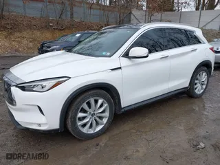 2019 Infiniti QX50 LUXE with VIN 3PCAJ5M3XKF122632, listed as a IAAI auction lot 41649378 with NaN miles. Bid and sale history available at carsss.com. Image 18.