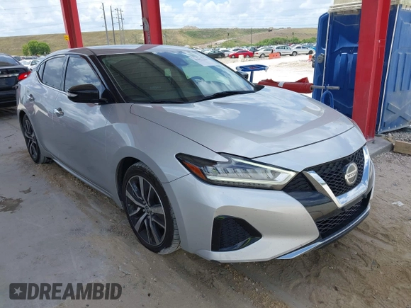 2020 Nissan Maxima SV z VIN 1N4AA6CV6LC366887, wystawiony jako IAAI lot #41952159 z przebiegiem 100 182 mil mil oraz . Historia ofert i sprzedaży dostępna na DreamBid. Obrazek 1.