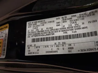 2020 Ford Ranger XL with VIN 1FTER1FH3LLA65720, listed as a IAAI auction lot 41408369 with 40,682 mi miles. Bid and sale history available at carsss.com. Image 9.