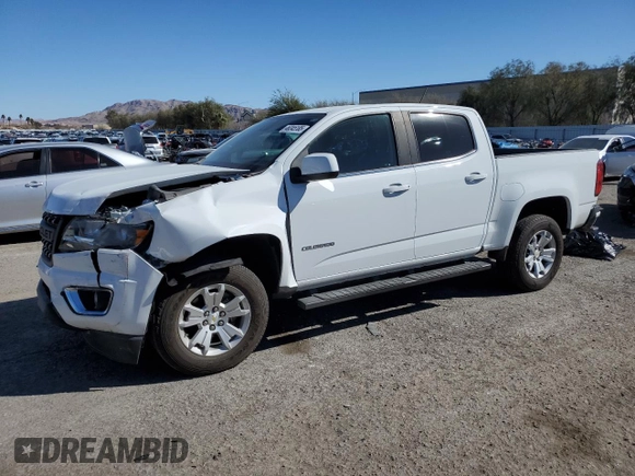 2019 Chevrolet Colorado 2WD LT with VIN 1GCGSCEN9K1231510, listed as a Copart auction lot 46345185 with 52,125 mi miles and Salvage Title. Bid and sale history available at DreamBid. Image 1.
