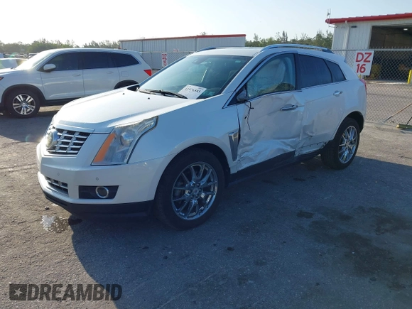 2015 Cadillac SRX Premium Collection with VIN 3GYFNDE32FS530357, listed as a IAAI auction lot 41976585 with 92,335 mi miles and . Bid and sale history available at carsss.com. Image 2.