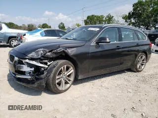 2017 BMW 3 Series 328d xDrive with VIN WBA8J1C33HA018460, listed as a Copart auction lot 54172154 with 55,637 mi miles and Salvage title. Bid and sale history available at DreamBid. Image 1.