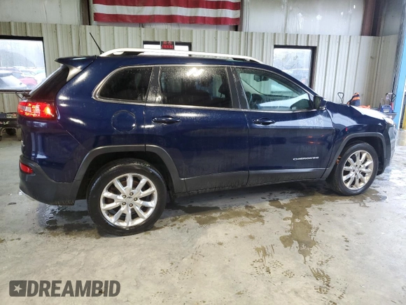 2015 Jeep Cherokee Limited with VIN 1C4PJLDSXFW711302, listed as a Copart auction lot 51950425 with 51,623 mi miles and Salvage Title. Bid and sale history available at DreamBid. Image 3.