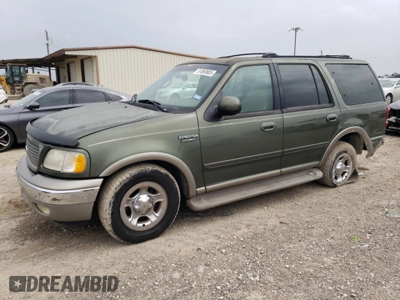 2000 Ford Expedition Eddie Bauer with VIN 1FMEU17L5YLB80873, listed as a Copart auction lot 51069805 with Not provided miles and Salvage title. Bid and sale history available at DreamBid. Image 1.