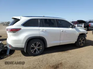 2016 Toyota Highlander XLE z VIN 5TDJKRFH4GS246539, wystawiony jako Copart lot #56583125 z przebiegiem 158 537 mil mil oraz Szkoda całkowita • Salvage title. Historia ofert i sprzedaży dostępna na DreamBid. Obrazek 3.
