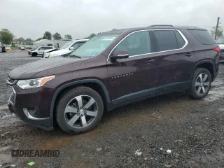 2018 Chevrolet Traverse LT z VIN 1GNEVHKW5JJ211298, wystawiony jako Copart lot #58159095 z przebiegiem 100 956 mil mil oraz Szkoda całkowita • Salvage title. Historia ofert i sprzedaży dostępna na DreamBid. Obrazek 1.