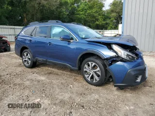 2022 Subaru Outback Limited with VIN 4S4BTANC3N3249791, listed as a Copart auction lot 56988285 with 27,666 mi miles and Non repairable. Bid and sale history available at DreamBid. Image 4.