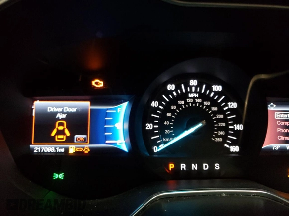 2016 Ford Fusion SE with VIN 3FA6P0T94GR405813, listed as a Copart auction lot 45274435 with 217,098 mi miles and Clean Title. Bid and sale history available at carsss.com. Image 9.