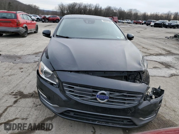 2015 Volvo S60 T5 Platinum with VIN YV1612TM5F1341358, listed as a Copart auction lot 46042365 with 0 mi miles and Salvage Title. Bid and sale history available at carsss.com. Image 5.