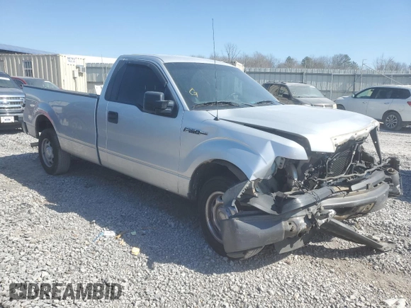 2012 Ford F-150 XL with VIN 1FTNF1CF7CKE25038, listed as a Copart auction lot 48406055 with Not provided miles and Salvage title. Bid and sale history available at DreamBid. Image 4.
