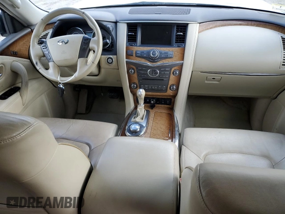 2012 Infiniti QX56 8-passenger z VIN JN8AZ2NC3C9317364, wystawiony jako Copart lot #49665145 z przebiegiem 228 371 mil mil oraz Czysty tytuł • Clean title. Historia ofert i sprzedaży dostępna na DreamBid. Obrazek 8.