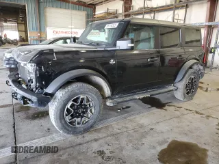 2023 Ford Bronco z VIN 1FMEE5DP2PLA95077, wystawiony jako Copart lot #56154525 z przebiegiem 102 335 mil mil oraz Szkoda całkowita • Salvage title. Historia ofert i sprzedaży dostępna na DreamBid. Obrazek 1.