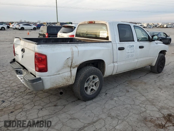 2006 Dodge Dakota SLT with VIN 1D7HE48K46S521050, listed as a Copart auction lot 87286144 with 252,799 mi miles and Salvage Title. Bid and sale history available at DreamBid. Image 3.