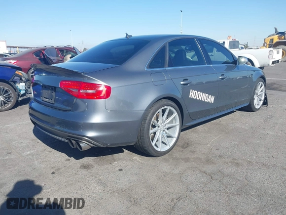2013 Audi S4 Premium Plus with VIN WAUBGAFL5DA228066, listed as a IAAI auction lot 41421409 with 165,874 mi miles. Bid and sale history available at carsss.com. Image 4.
