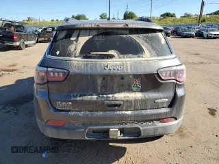 2018 Jeep Compass Latitude with VIN 3C4NJDBB8JT325217, listed as a Copart auction lot 64356803 with 81,678 mi miles and Salvage Title. Bid and sale history available at carsss.com. Image 6.