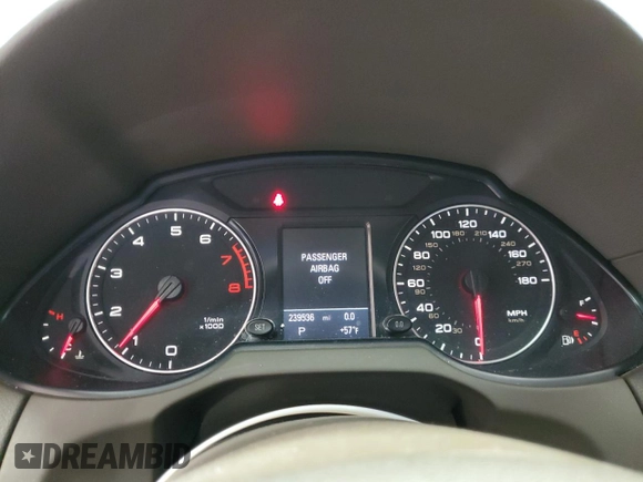 2012 Audi Q5 3.2L Premium Plus with VIN WA1DKAFP3CA076522, listed as a Copart auction lot 47505085 with 239,536 mi miles and Salvage Title. Bid and sale history available at carsss.com. Image 9.