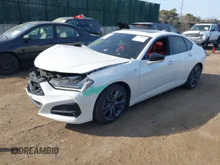 2021 Acura TLX w/A-Spec Package with VIN 19UUB5F54MA017011, listed as a IAAI auction lot 41764669 with 38,626 mi miles. Bid and sale history available at carsss.com. Image 18.