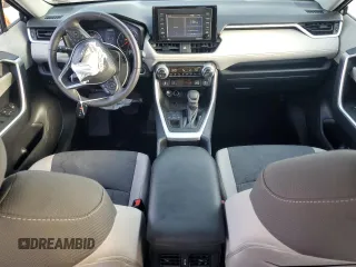2020 Toyota RAV4 XLE with VIN 2T3P1RFV2LW106551, listed as a Copart auction lot 48983705 with 76,306 mi miles and Salvage Title. Bid and sale history available at DreamBid. Image 8.