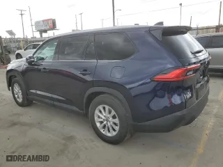 2024 Toyota Grand Highlander XLE with VIN 5TDAAAA52RS002327, listed as a Copart auction lot 53484595 with 56,265 mi miles and Salvage Title. Bid and sale history available at carsss.com. Image 2.