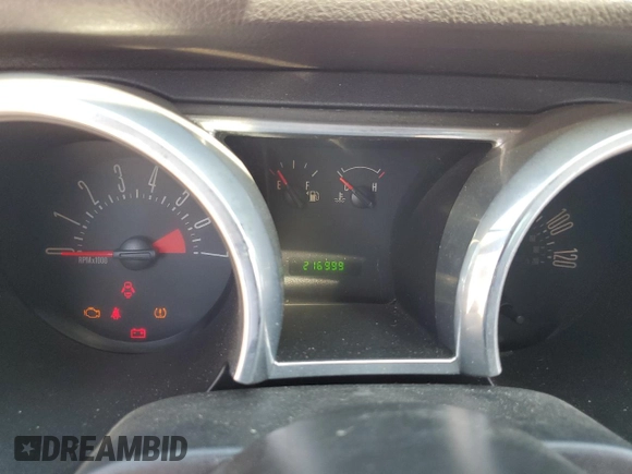 2008 Ford Mustang Deluxe with VIN 1ZVHT80N285140468, listed as a Copart auction lot 52972355 with 216,999 mi miles and Salvage title. Bid and sale history available at DreamBid. Image 9.