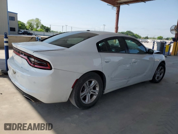 2020 Dodge Charger SXT with VIN 2C3CDXBG6LH116795, listed as a Copart auction lot 59362425 with 196,436 mi miles and Clean title. Bid and sale history available at DreamBid. Image 3.