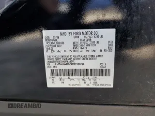 2016 Ford Utility Police Interceptor with VIN 1FM5K8AR9GGD32060, listed as a Copart auction lot 54308145 with 117,314 mi miles and Salvage Title. Bid and sale history available at carsss.com. Image 12.
