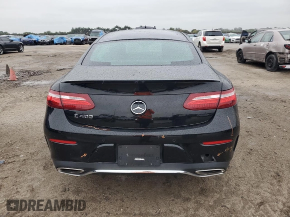 2018 Mercedes-Benz E-Class E 400 with VIN WDD1J6FBXJF068128, listed as a Copart auction lot 88406445 with 0 mi miles and Salvage Title. Bid and sale history available at carsss.com. Image 6.