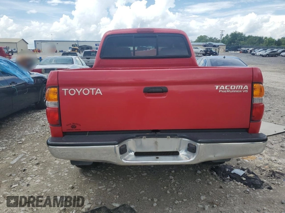 2001 Toyota Tacoma PreRunner z VIN 5TEGN92N11Z767936, wystawiony jako Copart lot #55452935 z przebiegiem 301 314 mil mil oraz Szkoda całkowita • Salvage title. Historia ofert i sprzedaży dostępna na DreamBid. Obrazek 6.