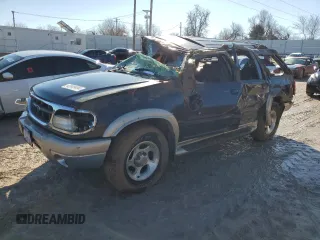 2001 Ford Explorer Eddie Bauer z VIN 1FMZU74E61UB05545, wystawiony jako Copart lot #42649494 z przebiegiem 136 242 mil mil oraz Nie do naprawy • Non repairable. Historia ofert i sprzedaży dostępna na DreamBid. Obrazek 1.