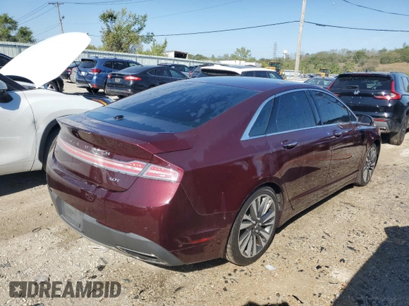 2017 Lincoln MKZ Select with VIN 3LN6L5CC6HR612067, listed as a Copart auction lot 72513424 with 98,621 mi miles and Clean Title. Bid and sale history available at DreamBid. Image 3.