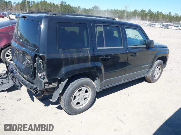 2014 Jeep Patriot Sport with VIN 1C4NJRBB8ED879155, listed as a IAAI auction lot 41854503 with 139,633 mi miles. Bid and sale history available at carsss.com. Image 4.