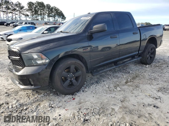 2015 Ram 1500 Express with VIN 3C6RR6KT4FG687339, listed as a Copart auction lot 48102595 with 164,111 mi miles and Salvage title. Bid and sale history available at DreamBid. Image 1.