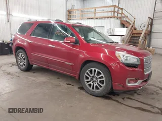 2014 GMC Acadia Denali with VIN 1GKKVTKD0EJ120088, listed as a IAAI auction lot 41683678 with 202,214 mi miles and . Bid and sale history available at carsss.com. Image 1.